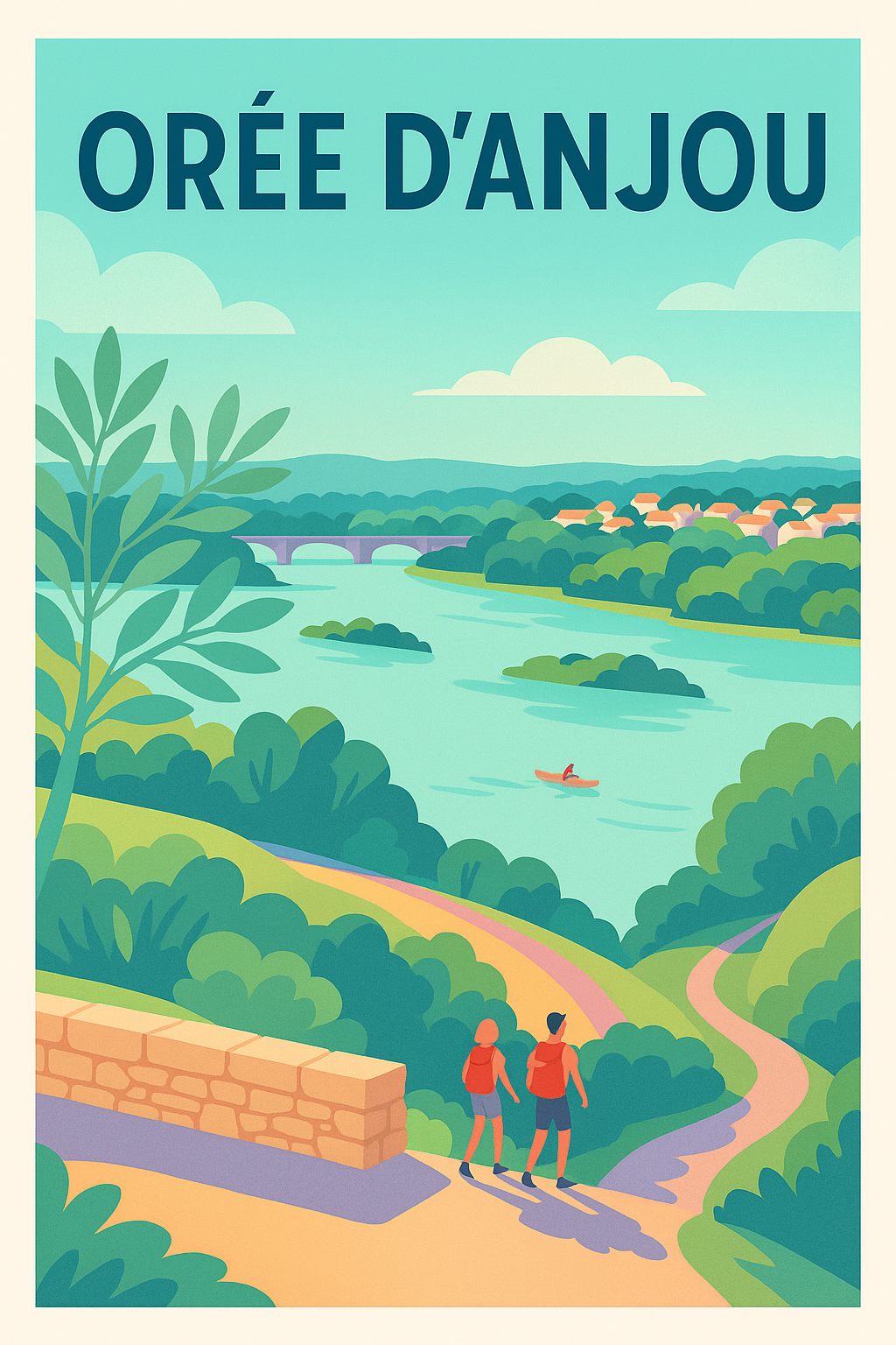 Affiche de Orée d'Anjou - Évasion nature au bord de l'eau