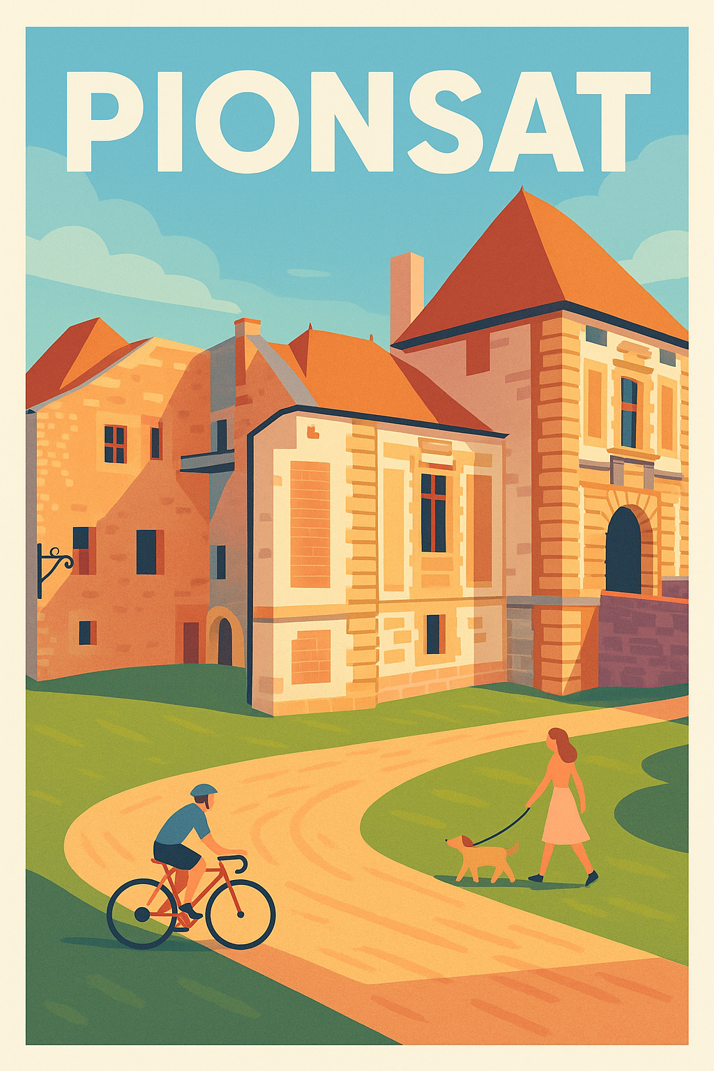 Affiche de Pionsat - Charme et sérénité au cœur de l'Auvergne