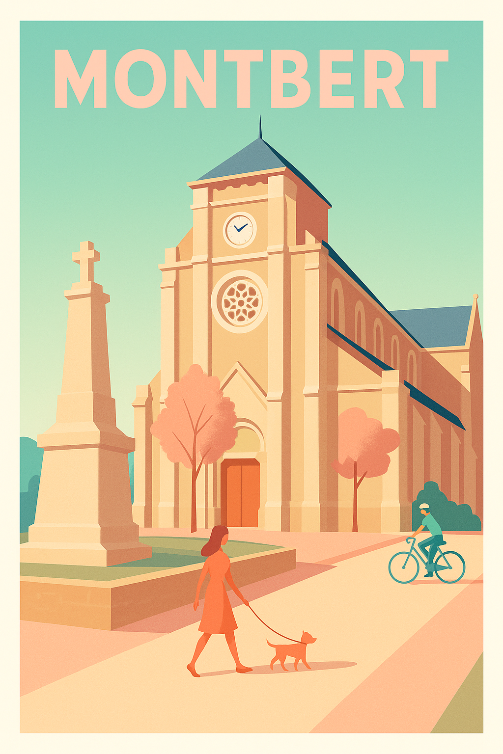 Affiche de Montbert - Charme et tranquillité au cœur de la ville