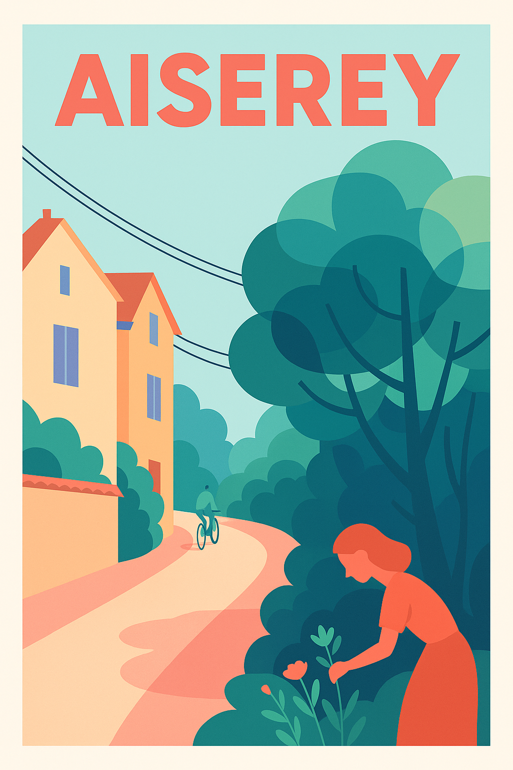 Affiche de Aiserey - Douceur champêtre et sérénité bucolique