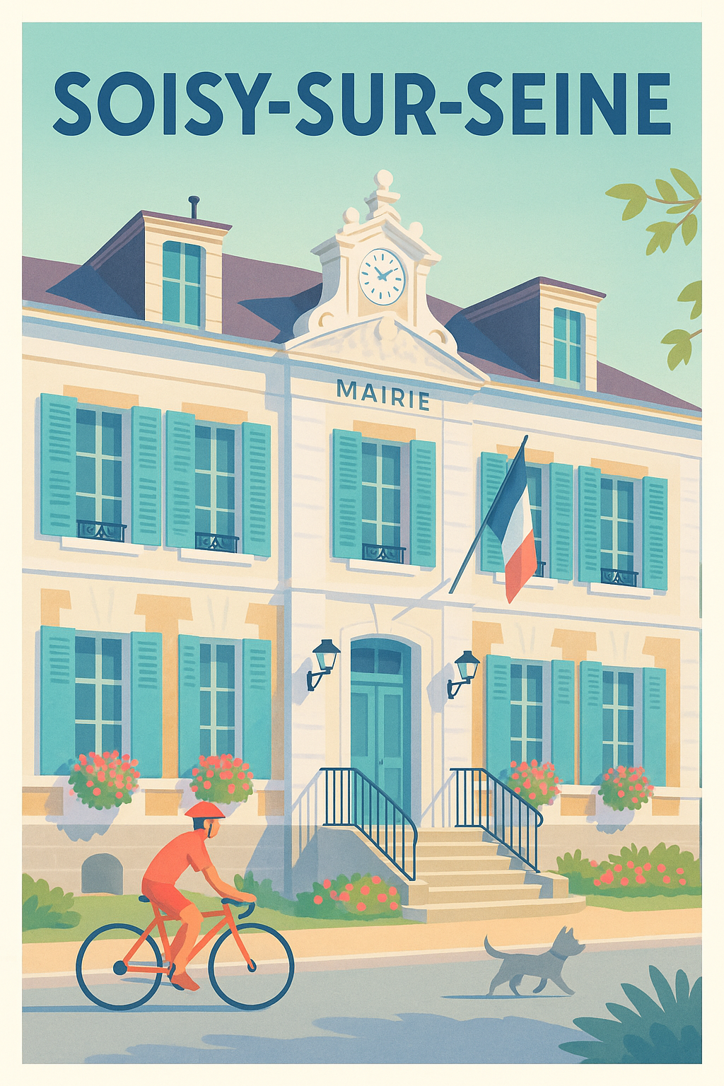 Affiche de Soisy-sur-Seine - Charme et douceur de la mairie au quotidien