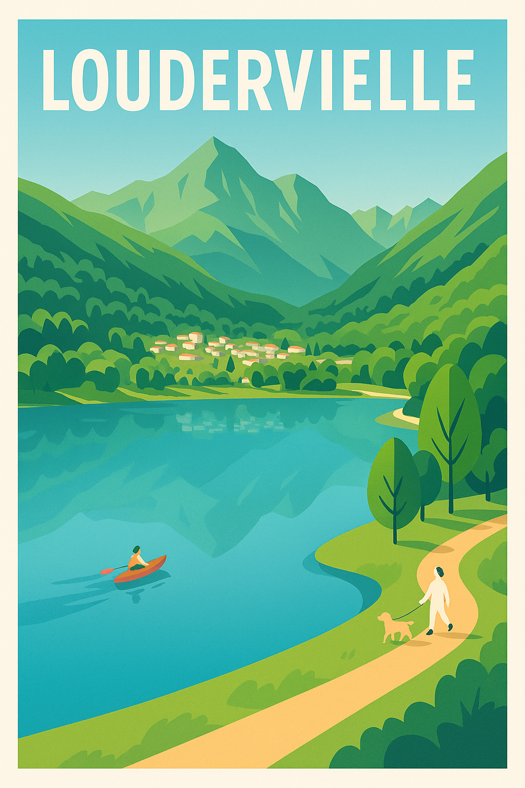 Affiche de Loudonvielle - Évasion nature au cœur des Pyrénées