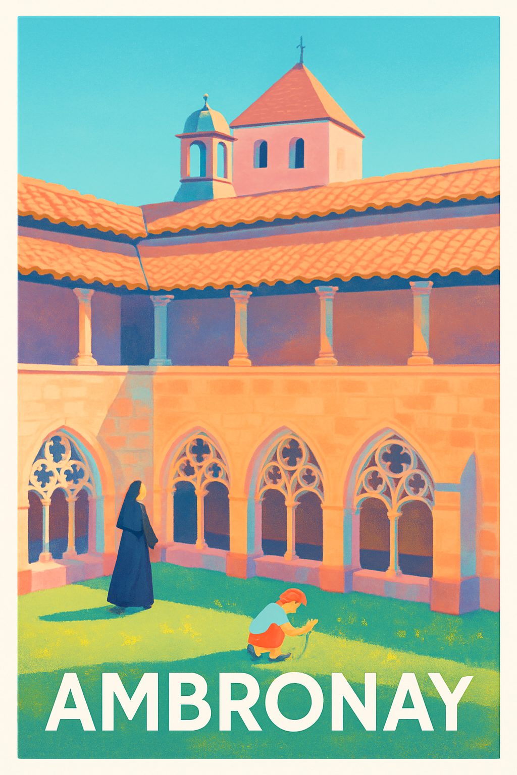 Affiche de Ambronay - Tranquillité au cœur du cloître