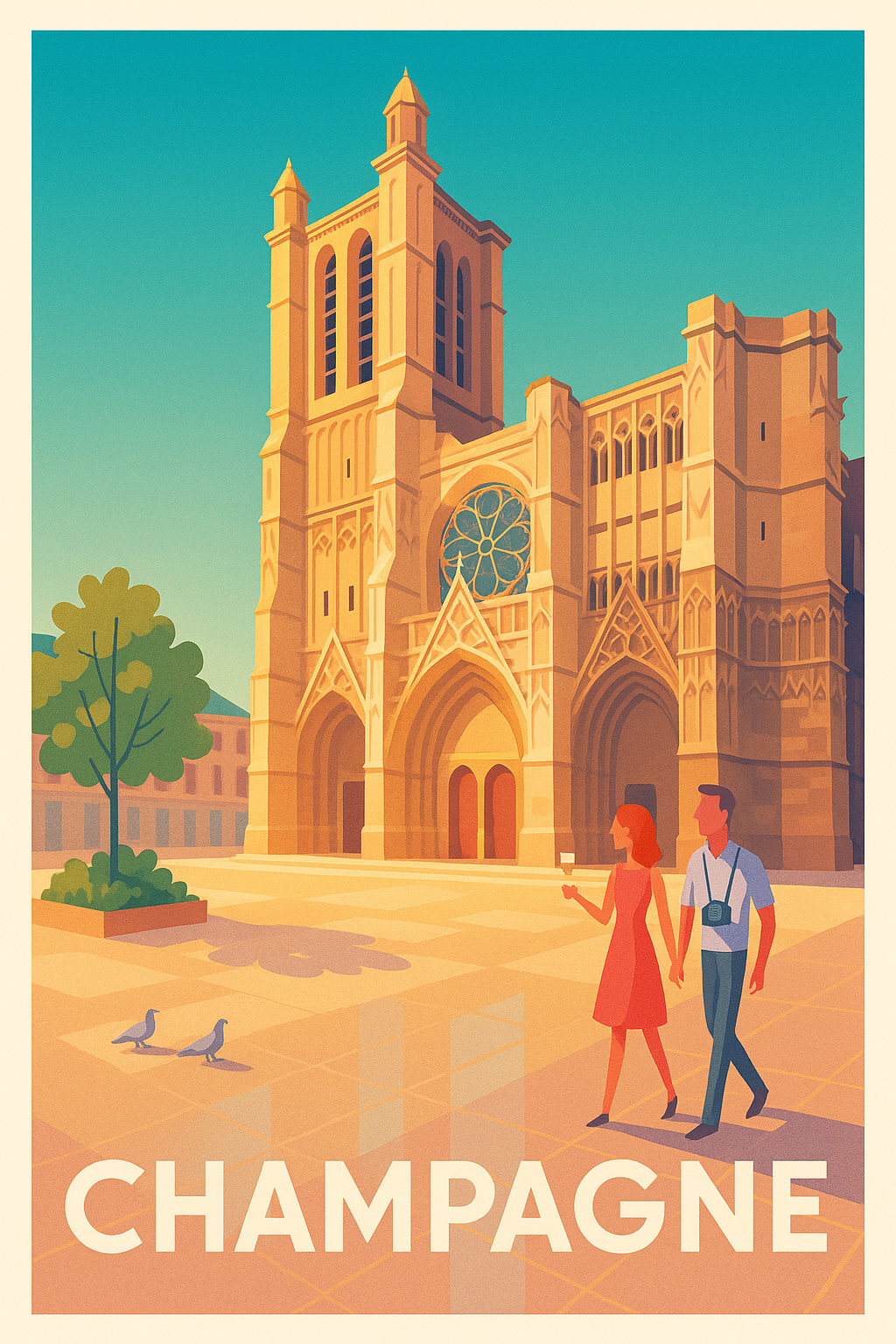 Affiche de Champagne - Balade romantique au cœur du patrimoine