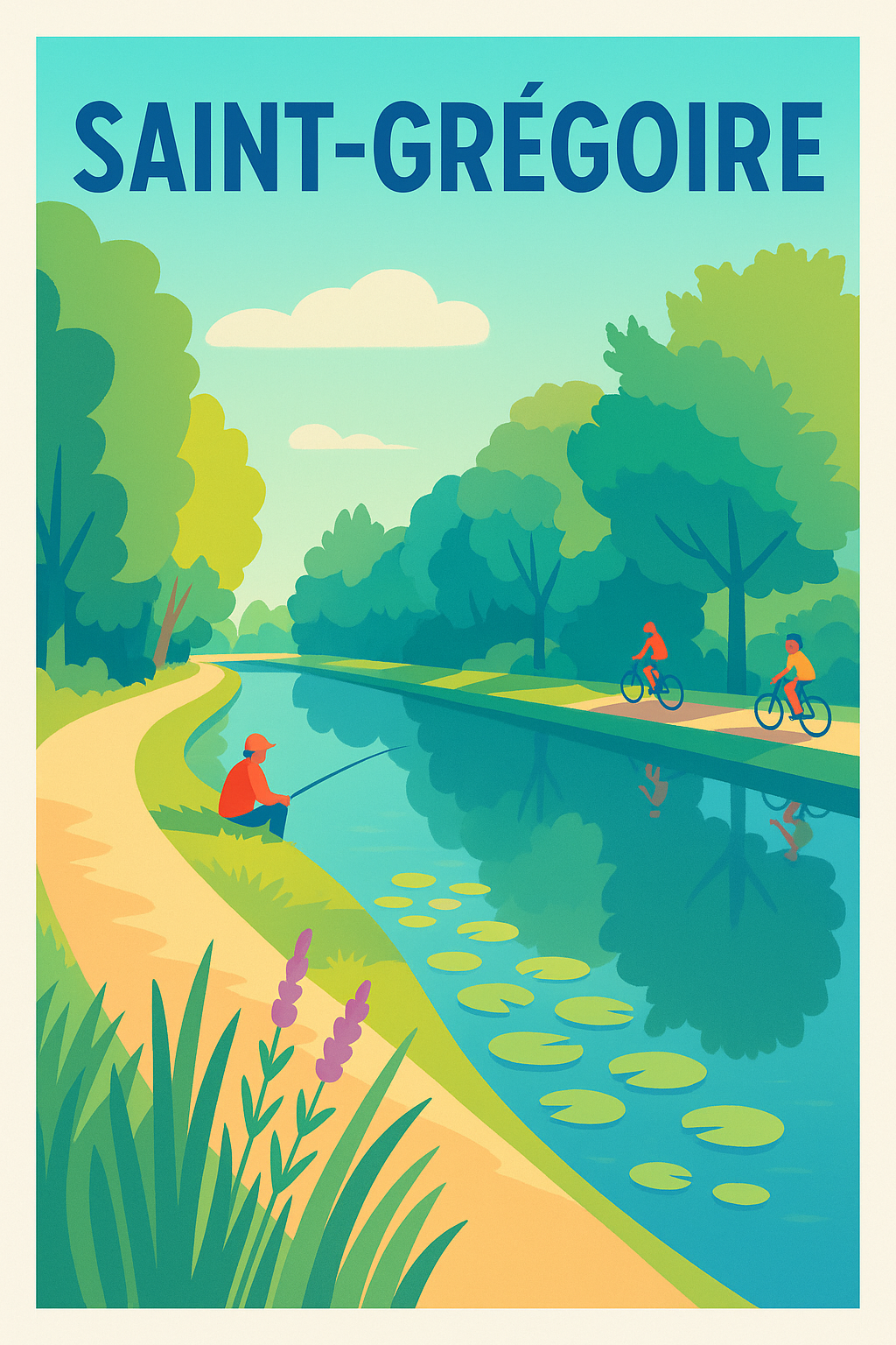 Affiche de Saint-Grégoire - Évasion au fil de l'eau