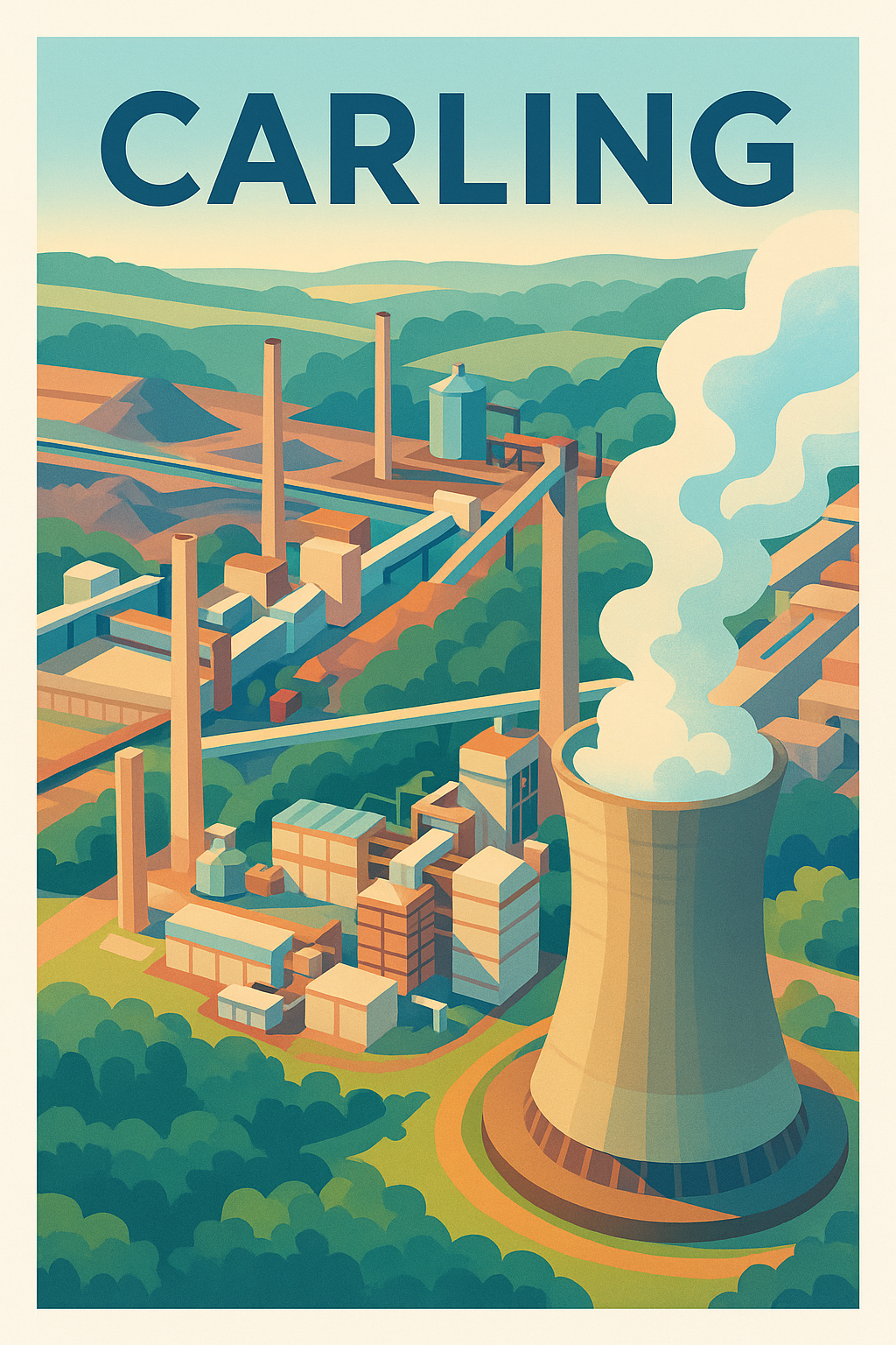 Affiche de Carling - L'âme industrielle à l'honneur