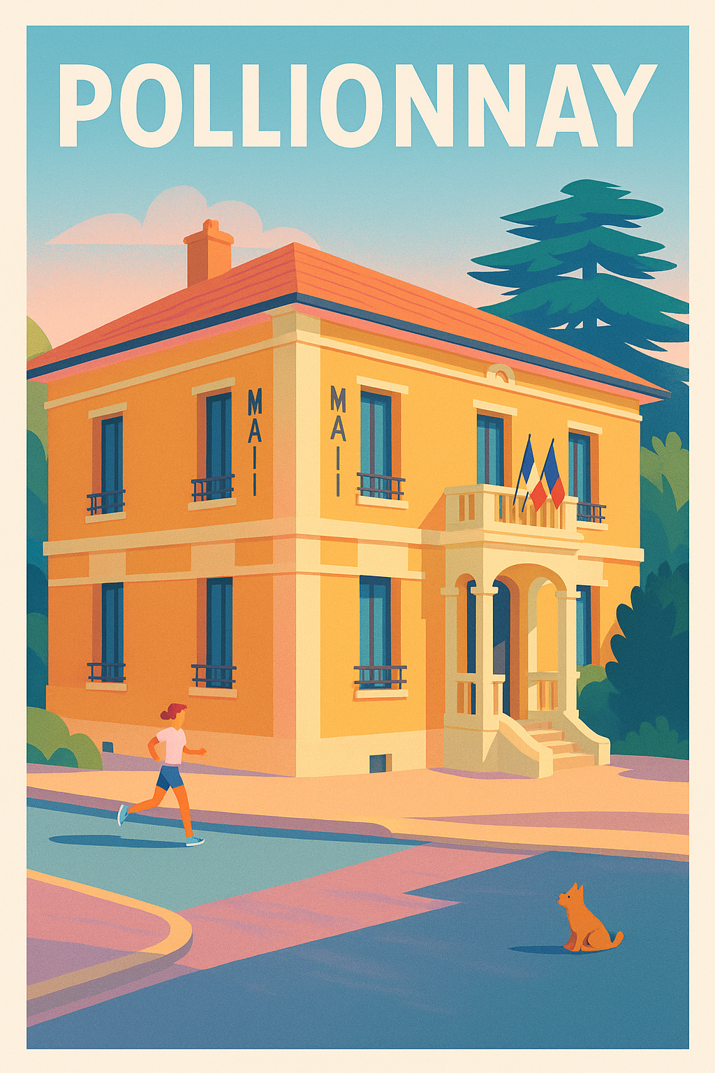 Affiche de Pollionnay - Charme et sérénité au cœur du village