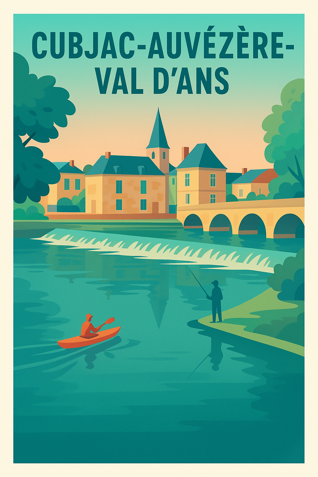 Affiche de Cubjac-Auvézère-Val d'Ans - Une escapade paisible au fil de l'eau