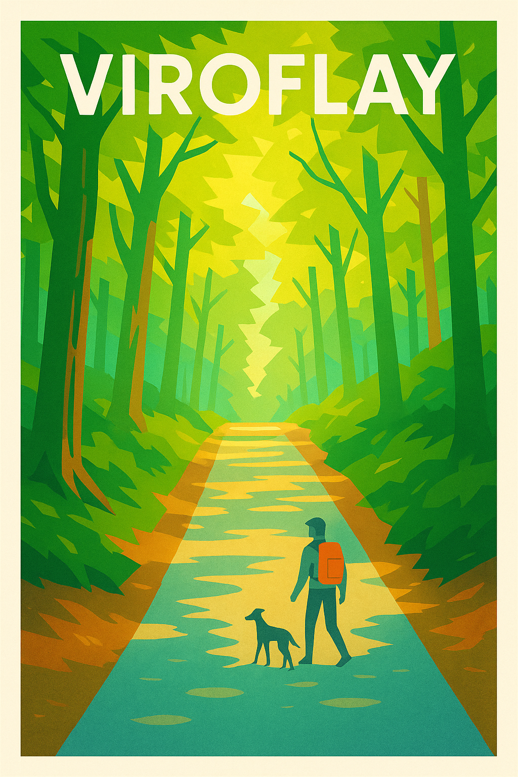 Affiche de Viroflay - Promenade en forêt apaisante