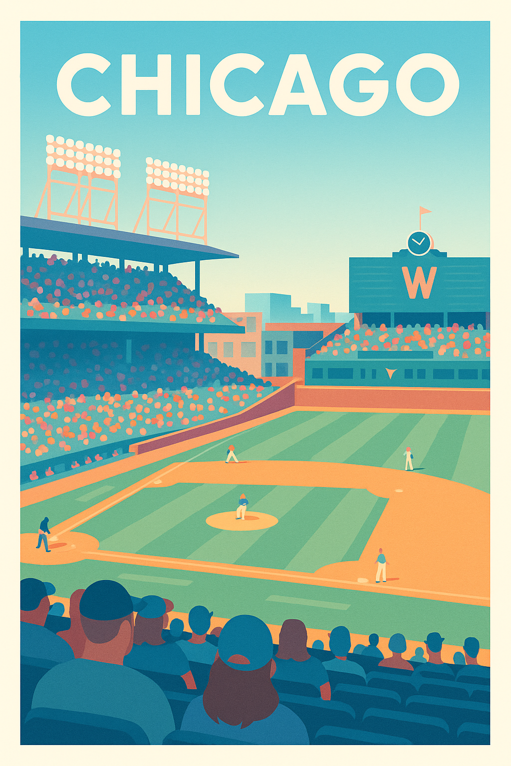 Affiche de Chicago - Plongez au cœur de l'ambiance du stade