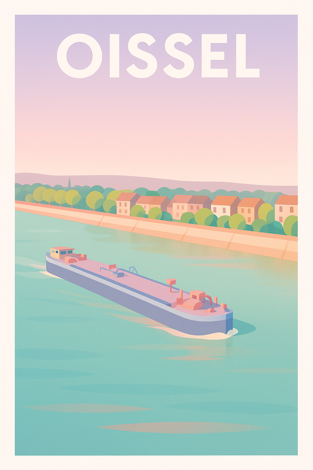 Affiche de Oissel - Sérénité au fil de l'eau