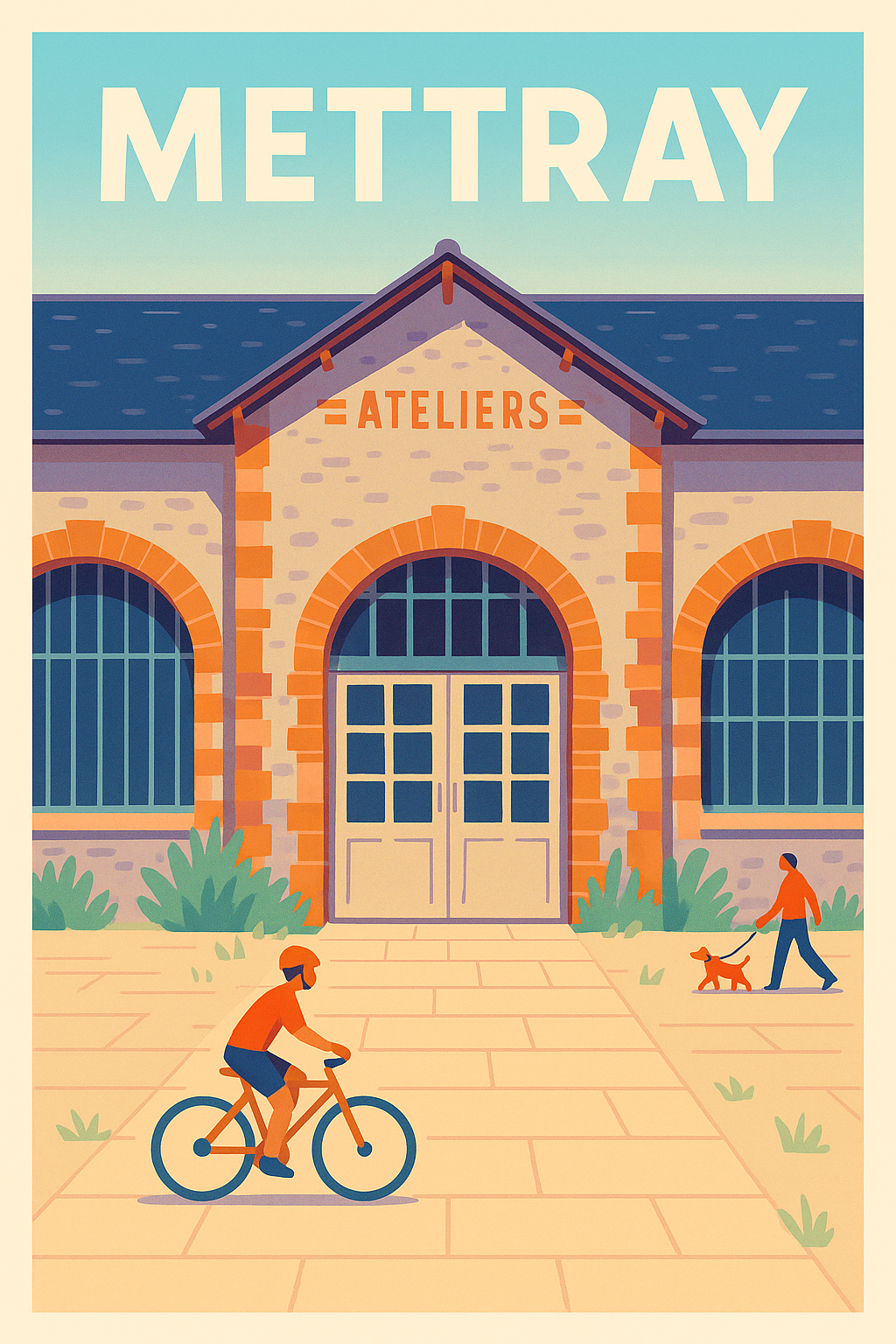 Affiche de Mettray - L'élégance des Ateliers au cœur de la ville