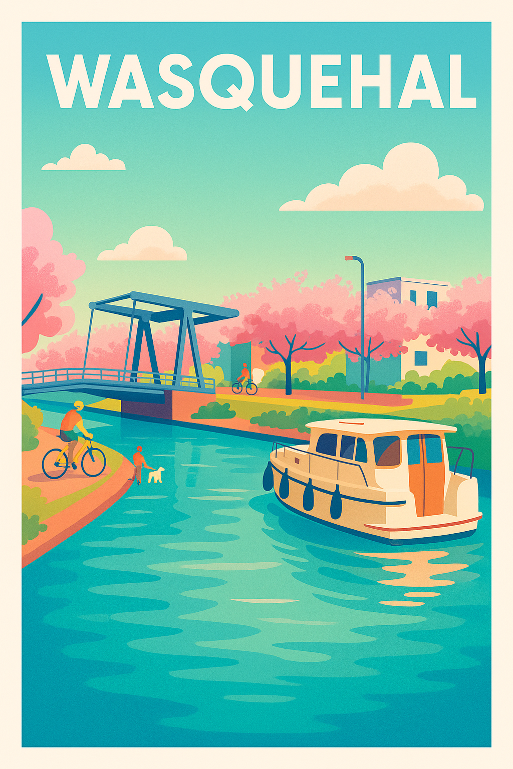 Affiche de Wasquehal - Évasion au fil de l'eau