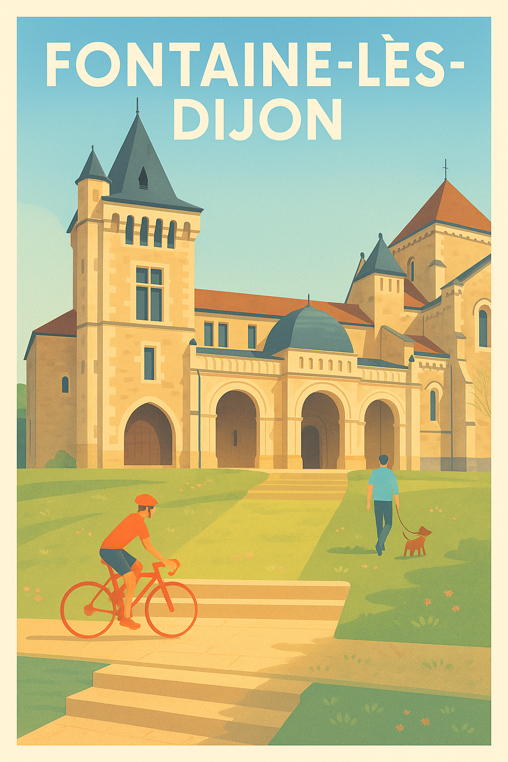 Affiche de Fontaine-lès-Dijon - Charme et Sérénité Bourguignonne