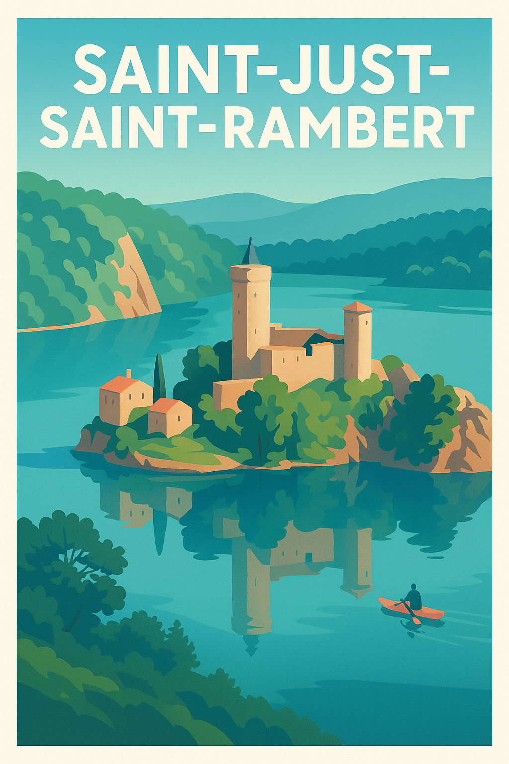 Affiche de Saint-Just-Saint-Rambert - Évasion au cœur de la nature