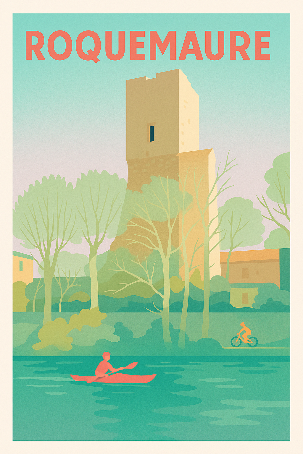 Affiche de Roquemaure - Escapade paisible au fil de l'eau