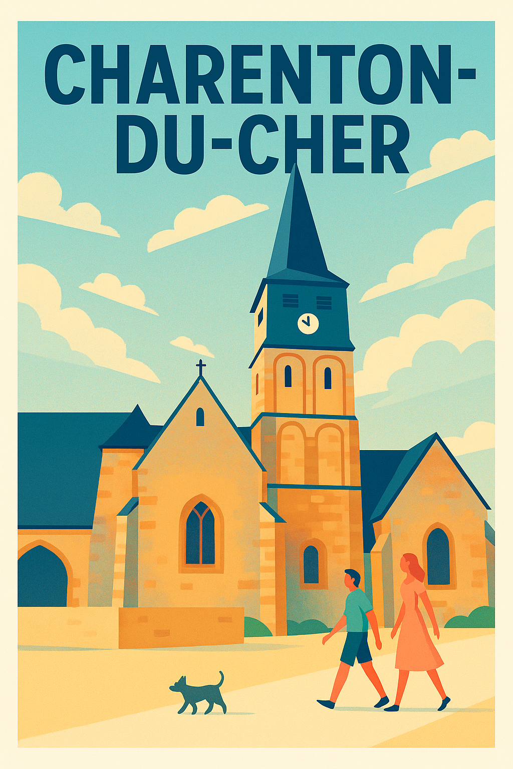Affiche de Charenton-du-Cher - Charmante escapade au cœur du Berry