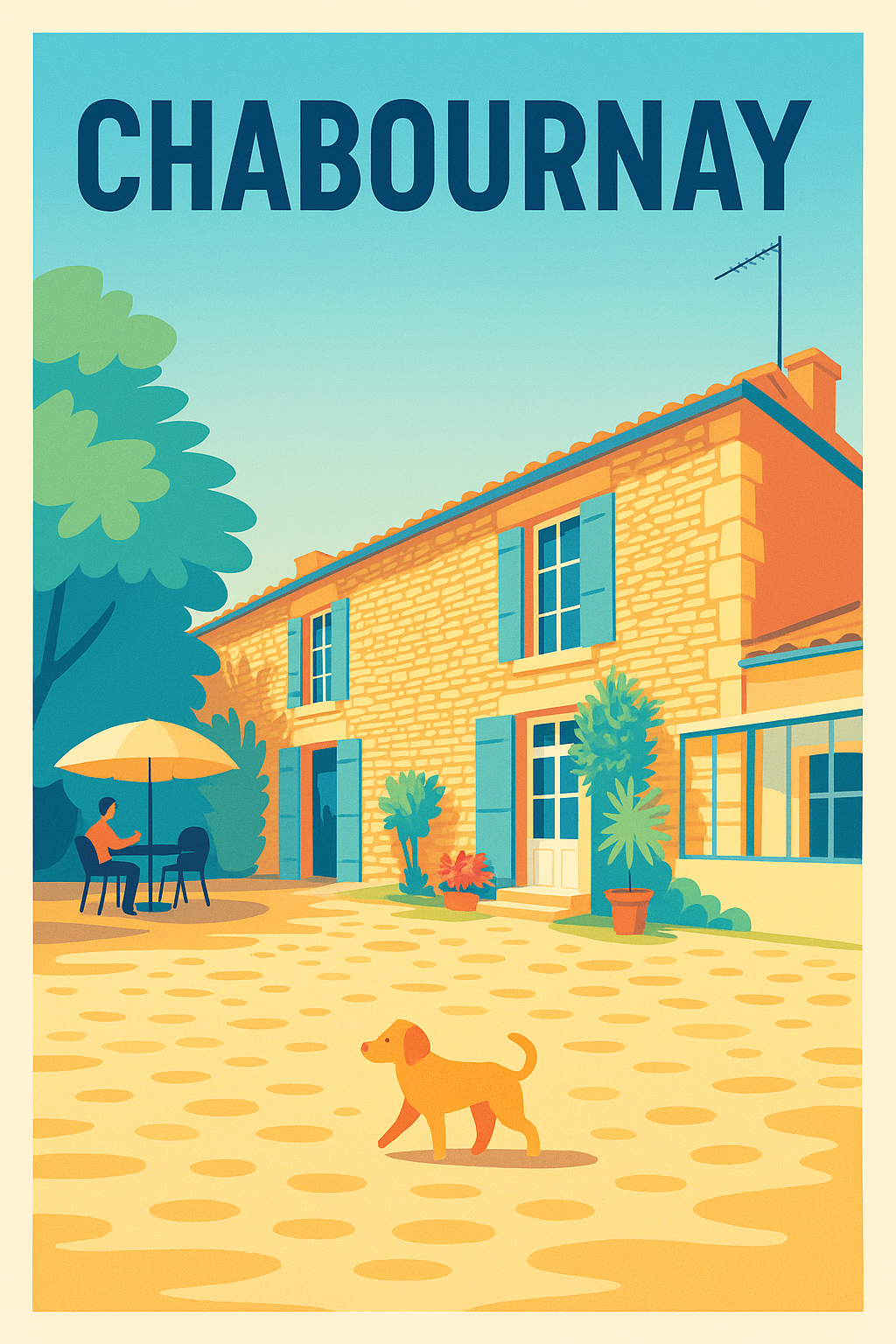 Affiche de Chabournay - Charme Provençal au Soleil