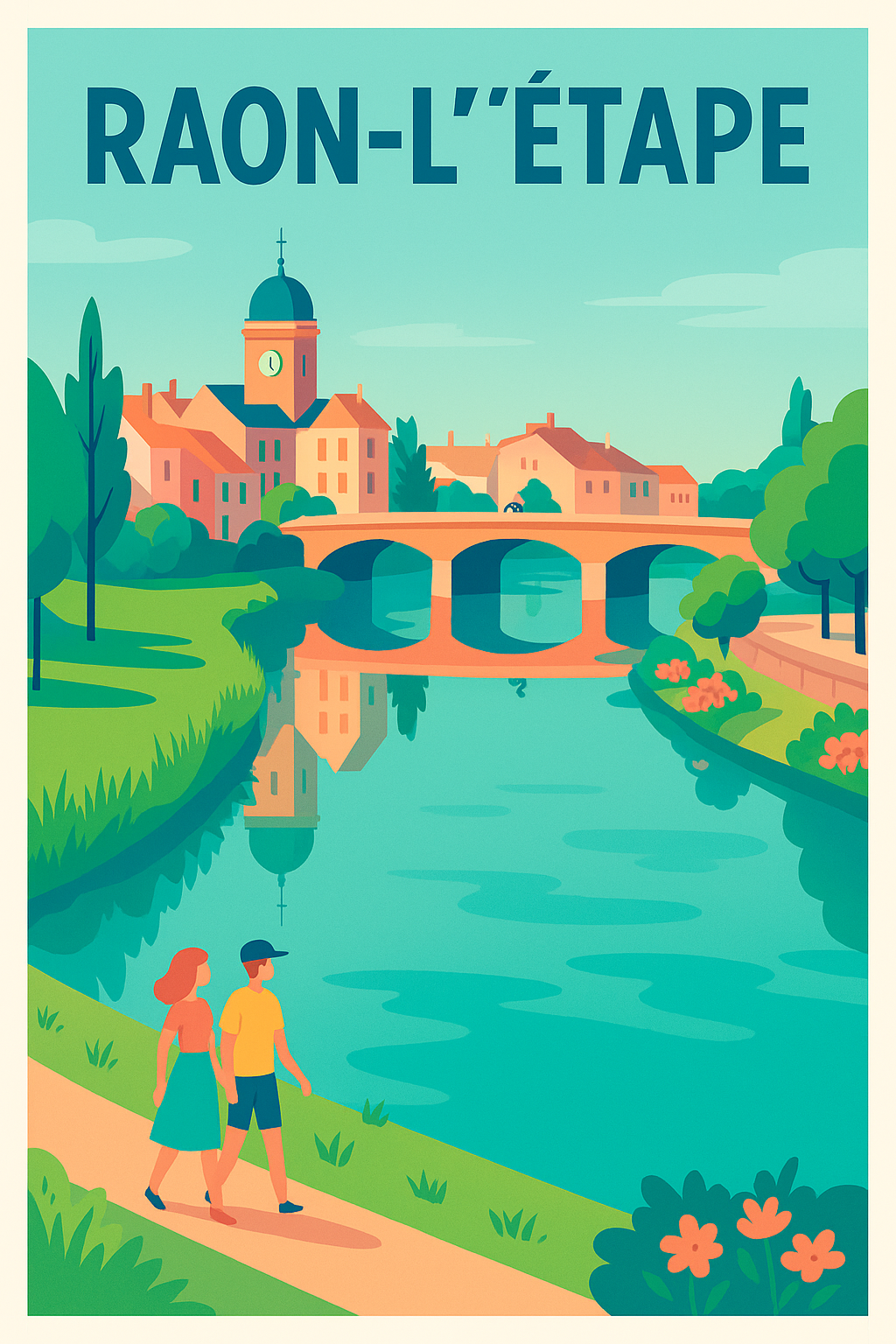 Affiche de Raon-l'Étape - Balade bucolique au fil de l'eau