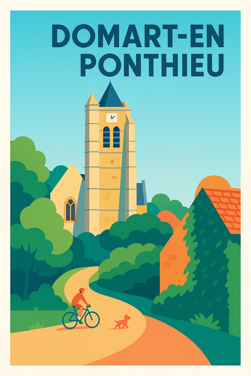 Affiche de Domart-en-Ponthieu - Charme et sérénité au cœur de la nature