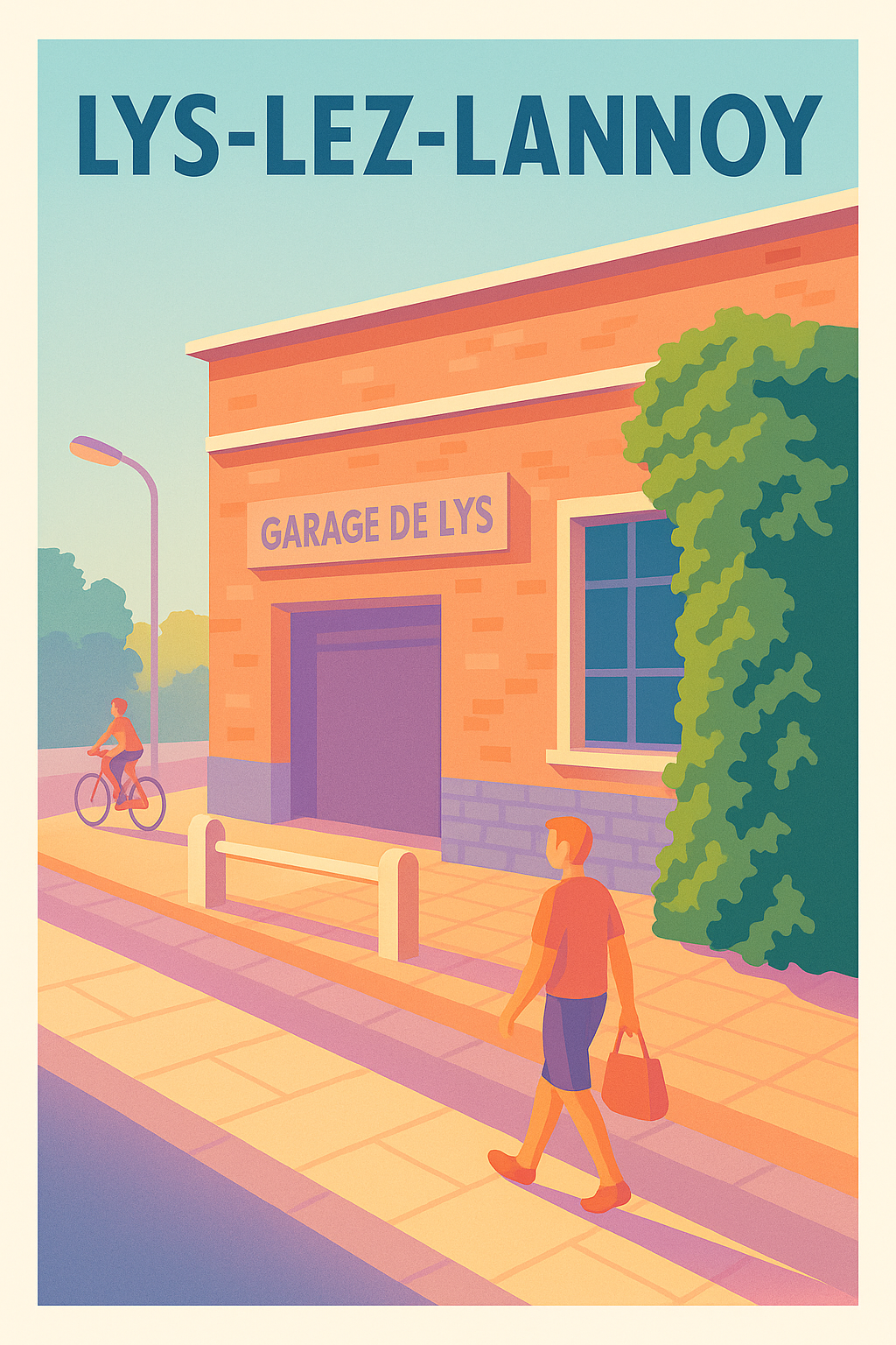 Affiche de Lys-lez-Lannoy - Balade ensoleillée au Garage de Lys