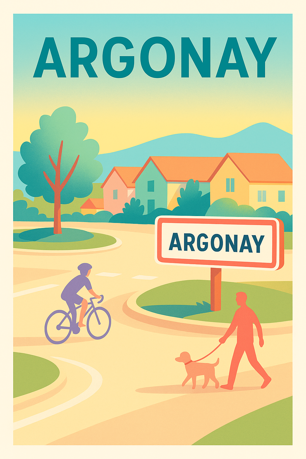 Affiche de Argonay - Charme et douceur de vie à la campagne