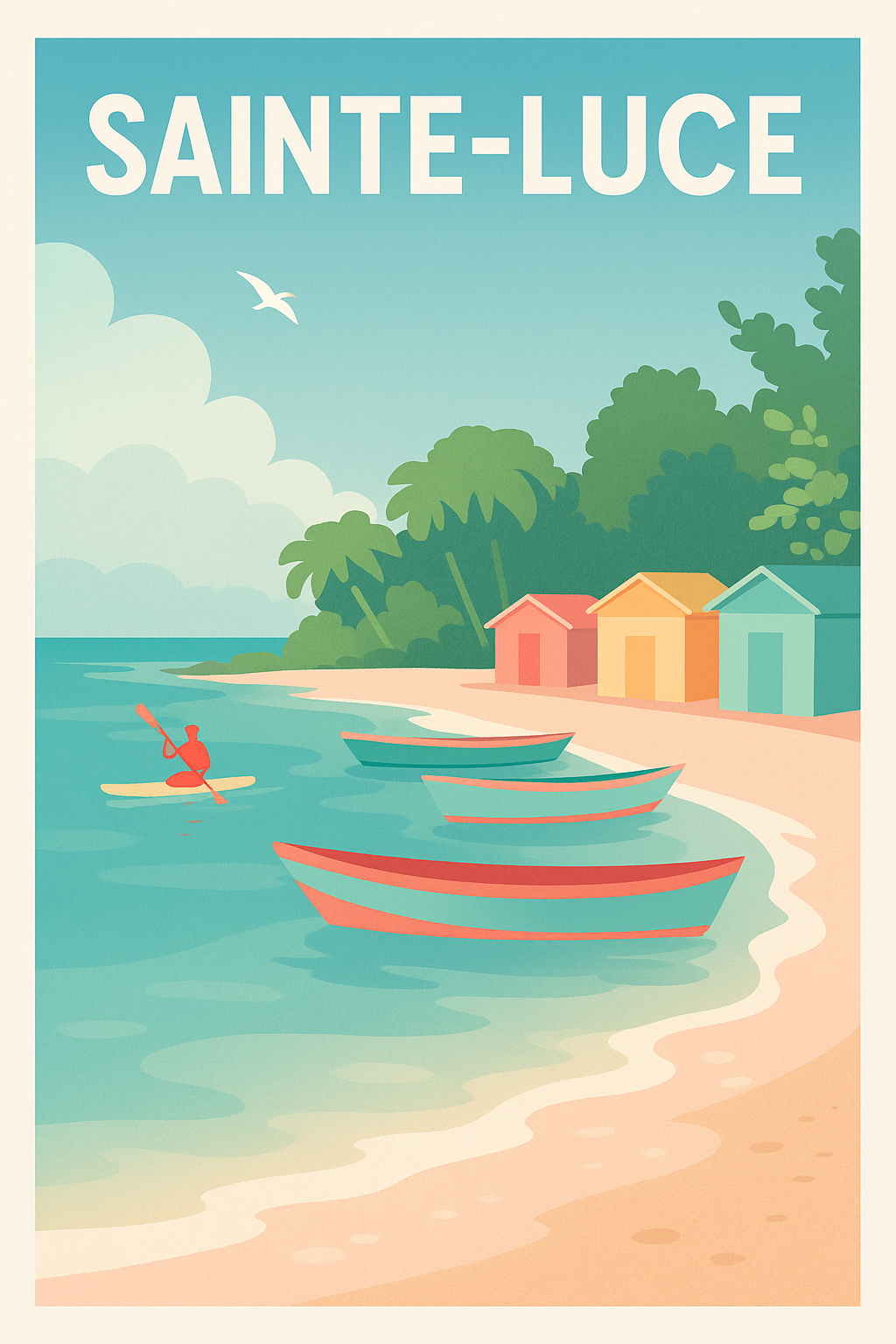 Affiche de Sainte-Luce - Évasion marine et douceur caraïbe