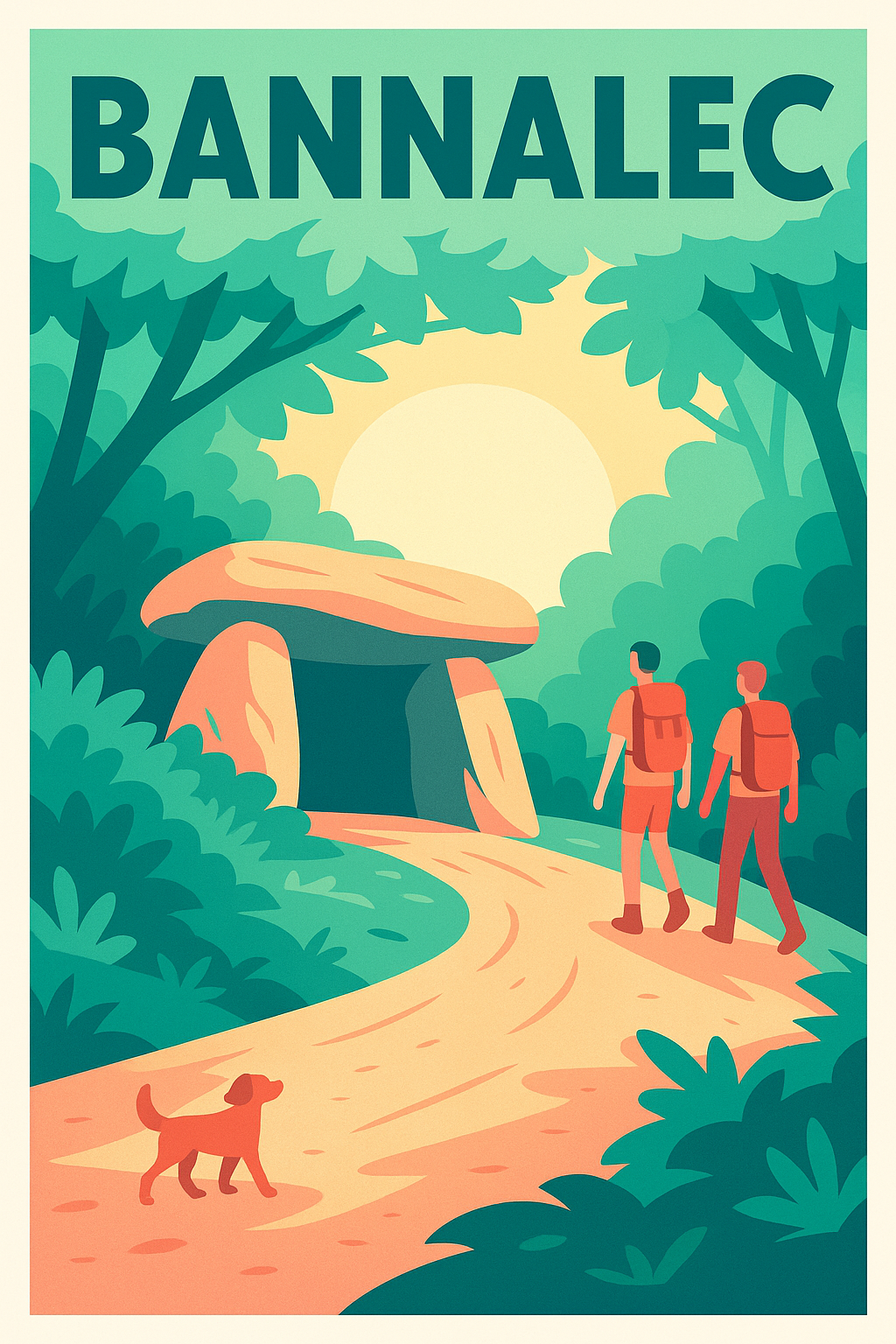 Affiche de Bannalec - L'appel de la nature et des anciennes pierres