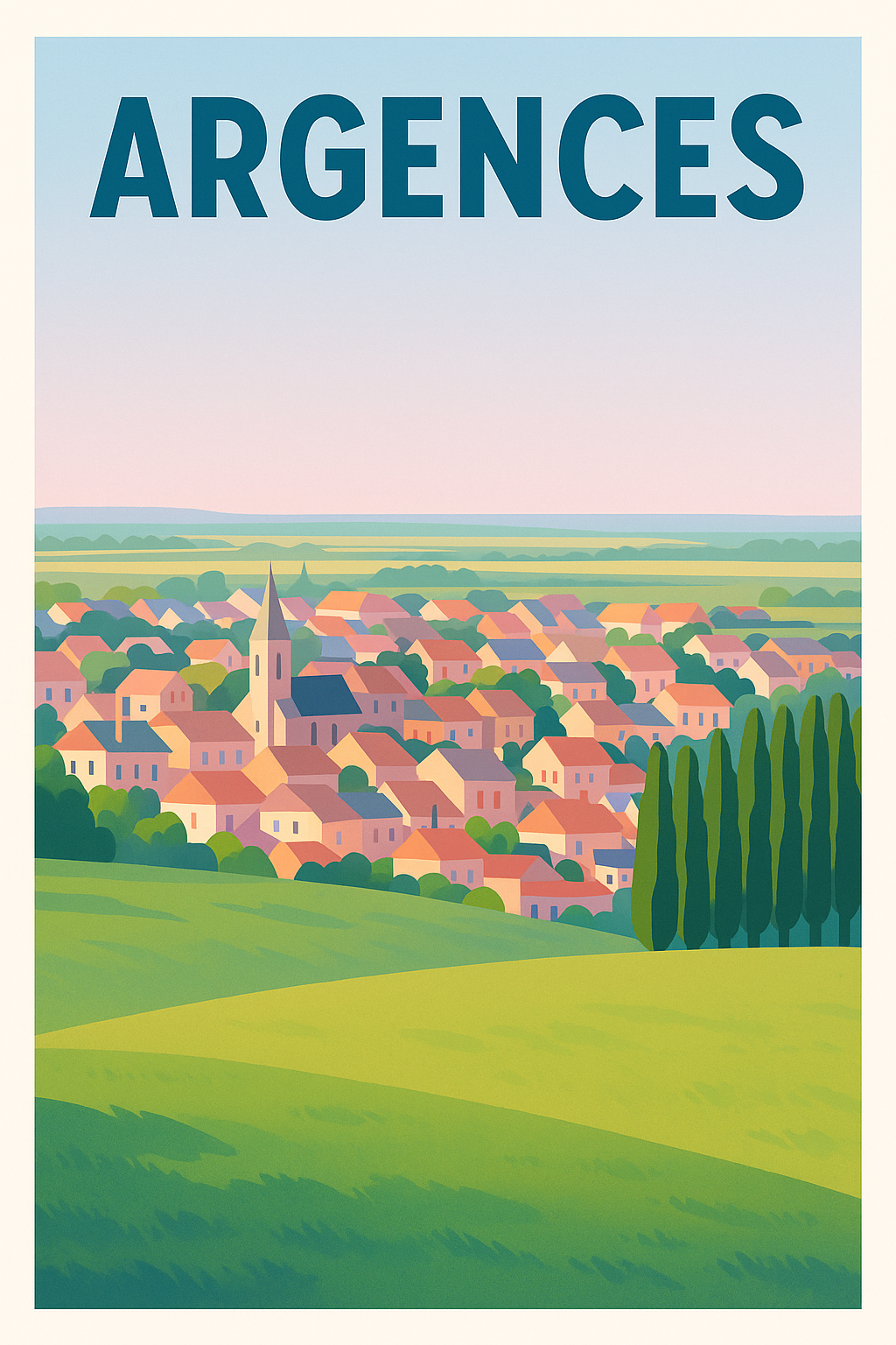 Affiche de Argences - Charme bucolique normand