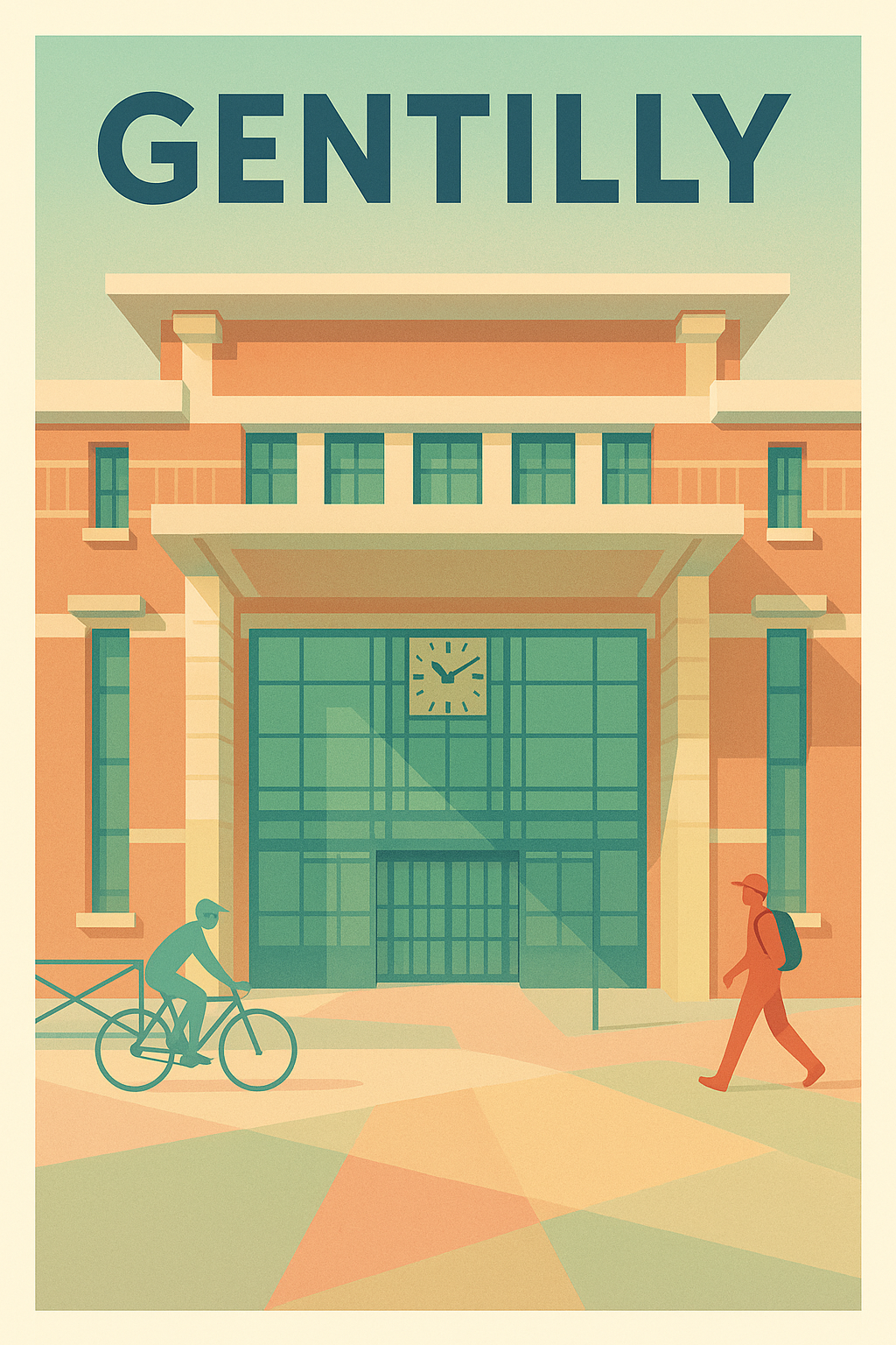 Affiche de Gentilly - L'élégance urbaine au quotidien