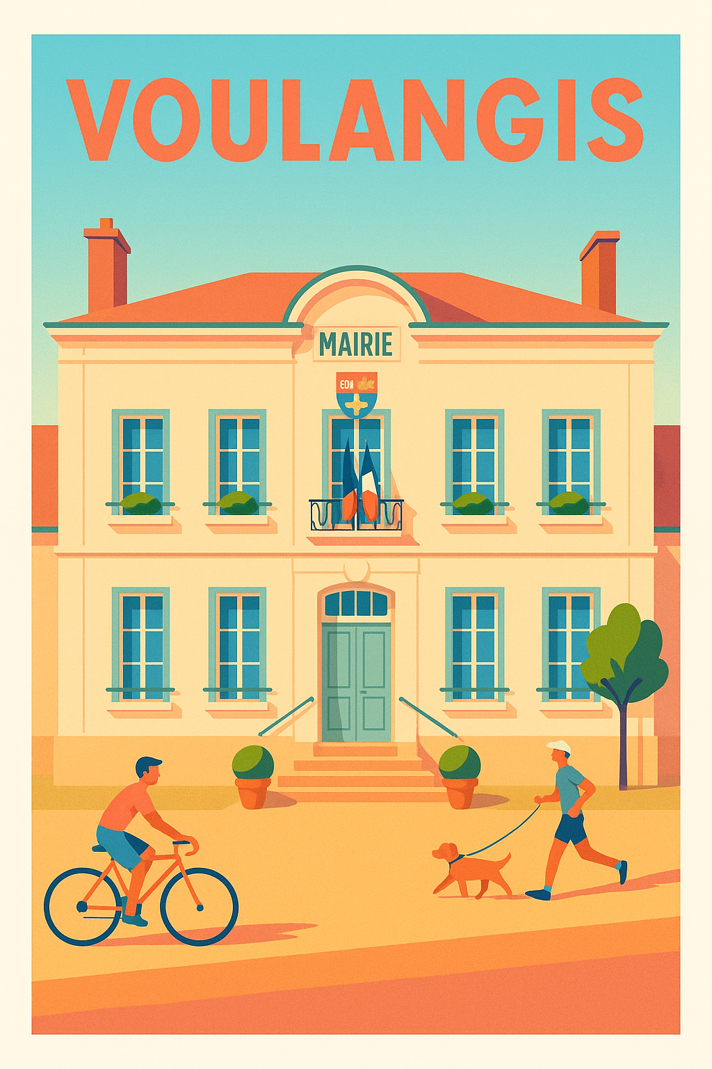 Affiche de Voulangis - Charme et Vie Quotidienne à la Mairie