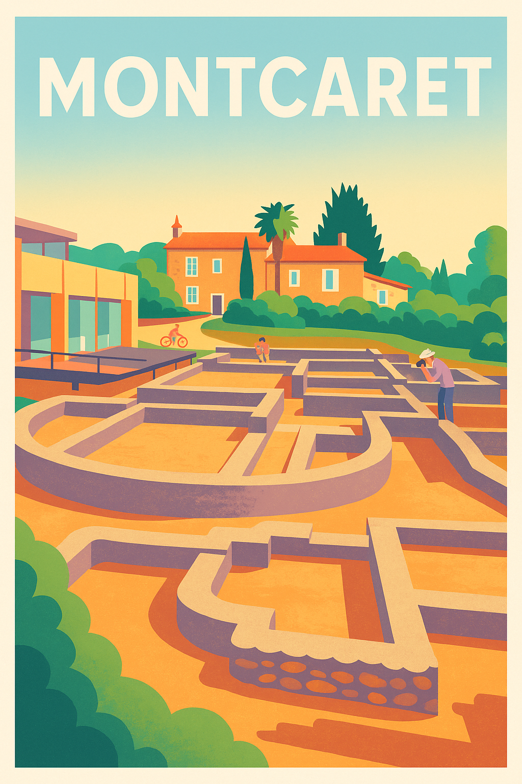 Affiche de Montcaret - Le charme historique révélé en poster