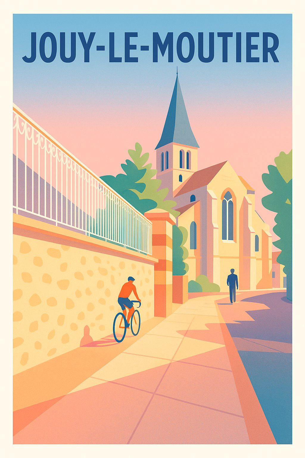Affiche de Jouy-le-Moutier - Balade en douceur au cœur de la ville