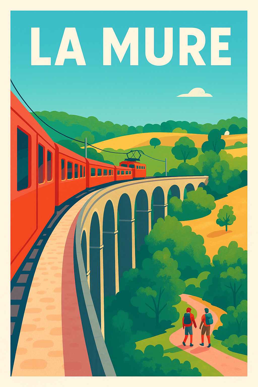 Affiche de La Mure - Voyage enchanteur au cœur des paysages alpins