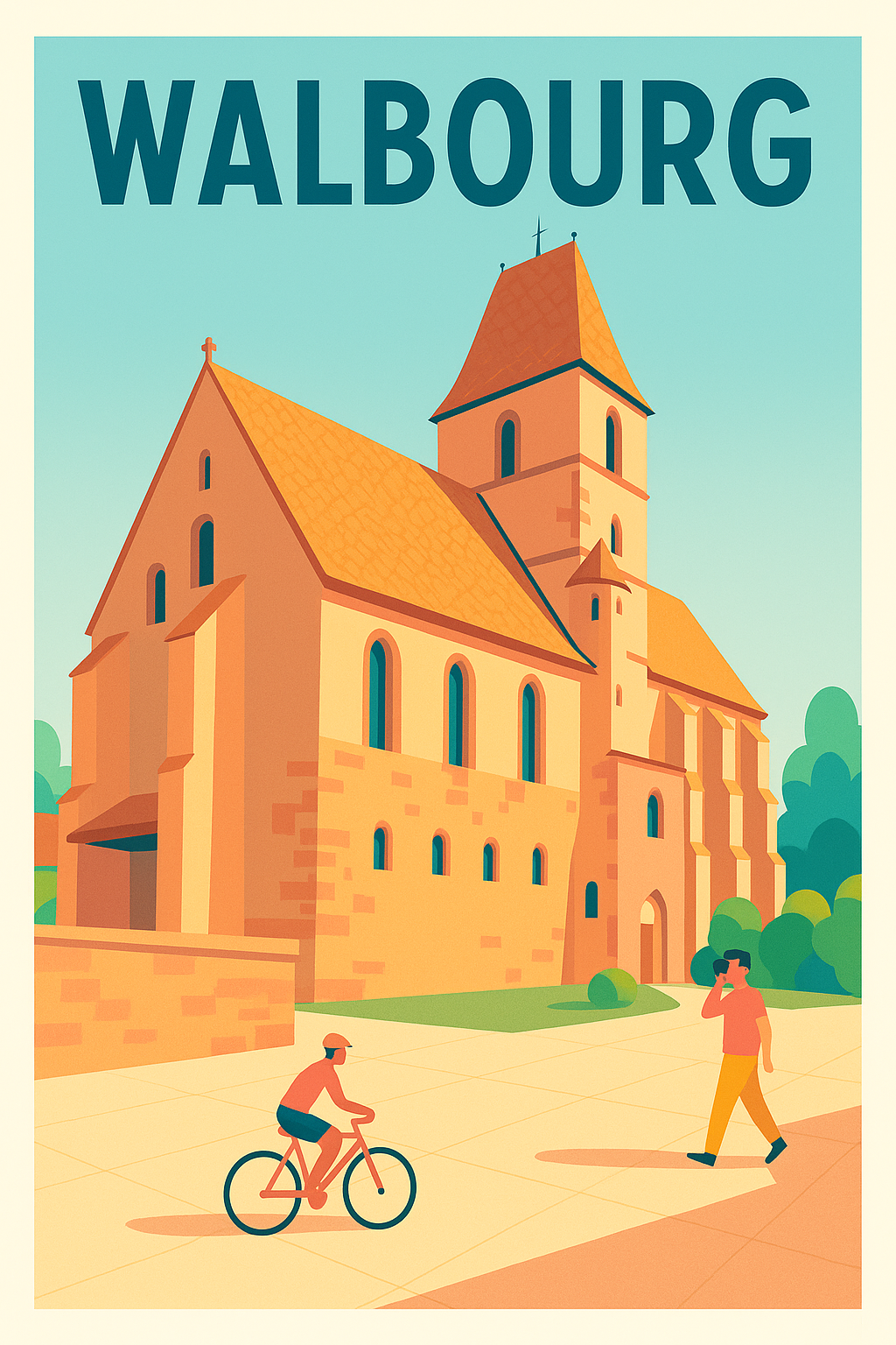 Affiche de Walbourg - Charme et sérénité au cœur de l'Alsace