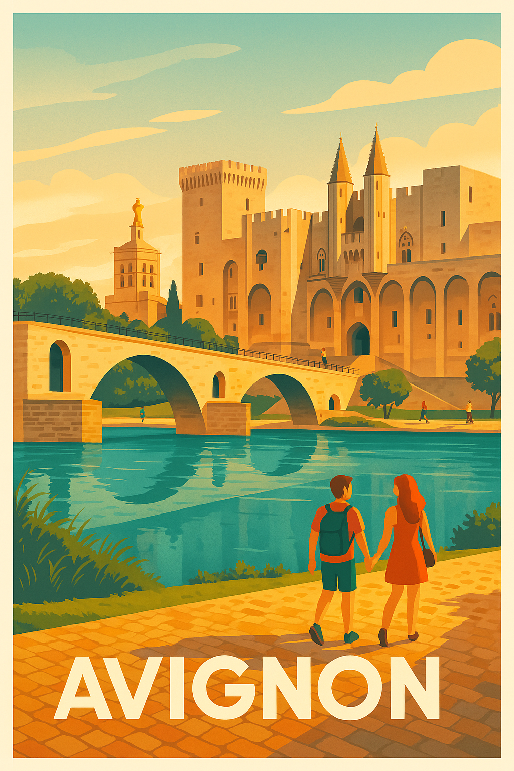 Avignon - Romance au bord du Rhône