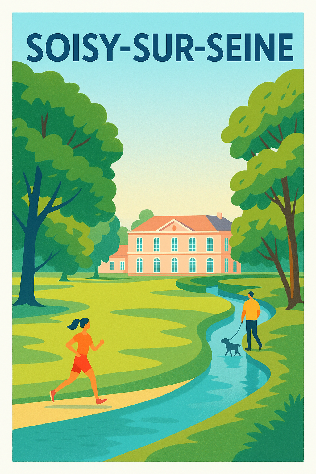Affiche de Soisy-sur-Seine - Harmonie et nature au cœur de la ville