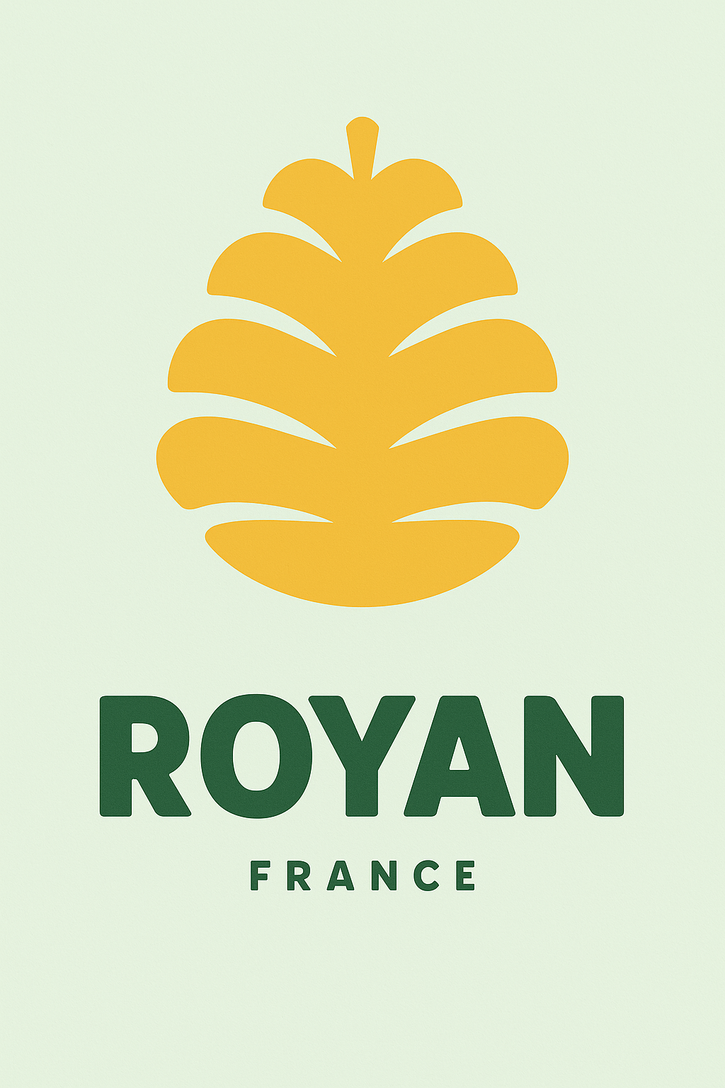 Affiche de Royan - Élégance Naturelle et Design Minimaliste