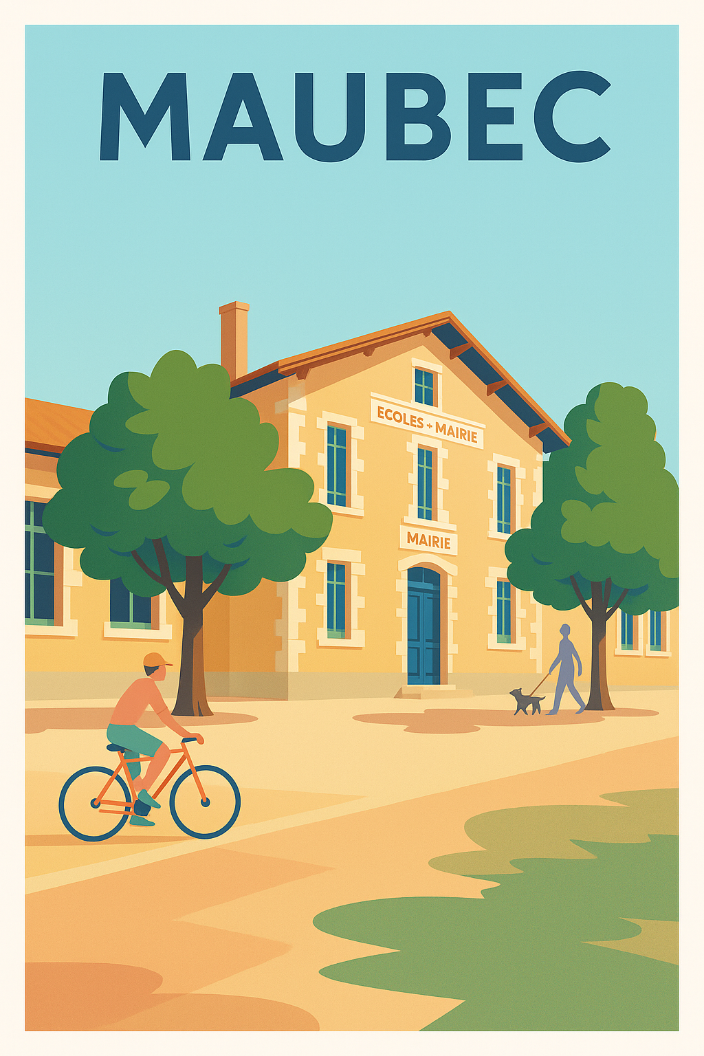 Affiche de Maubec - Charme et Sérénité au cœur du village