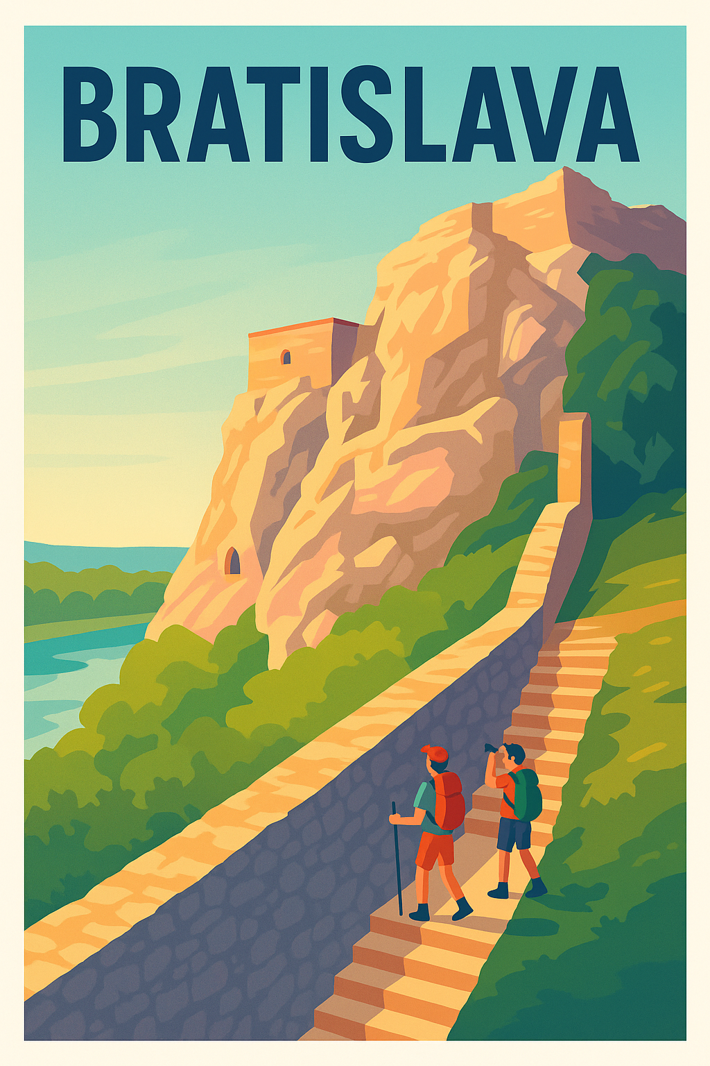 Affiche de Bratislava - Escapade nature et patrimoine