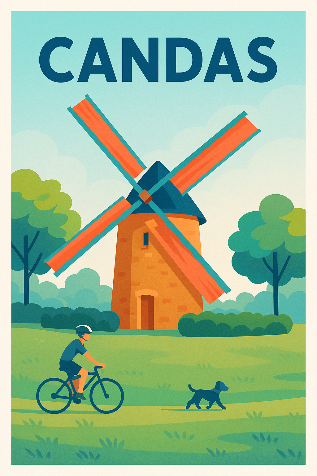 Affiche de Candas - Charme bucolique et nature paisible
