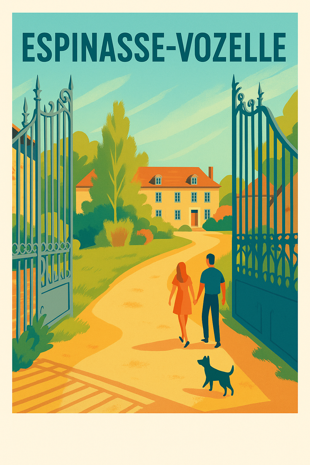 Affiche de Espinasse-Vozelle - Un havre de paix champêtre