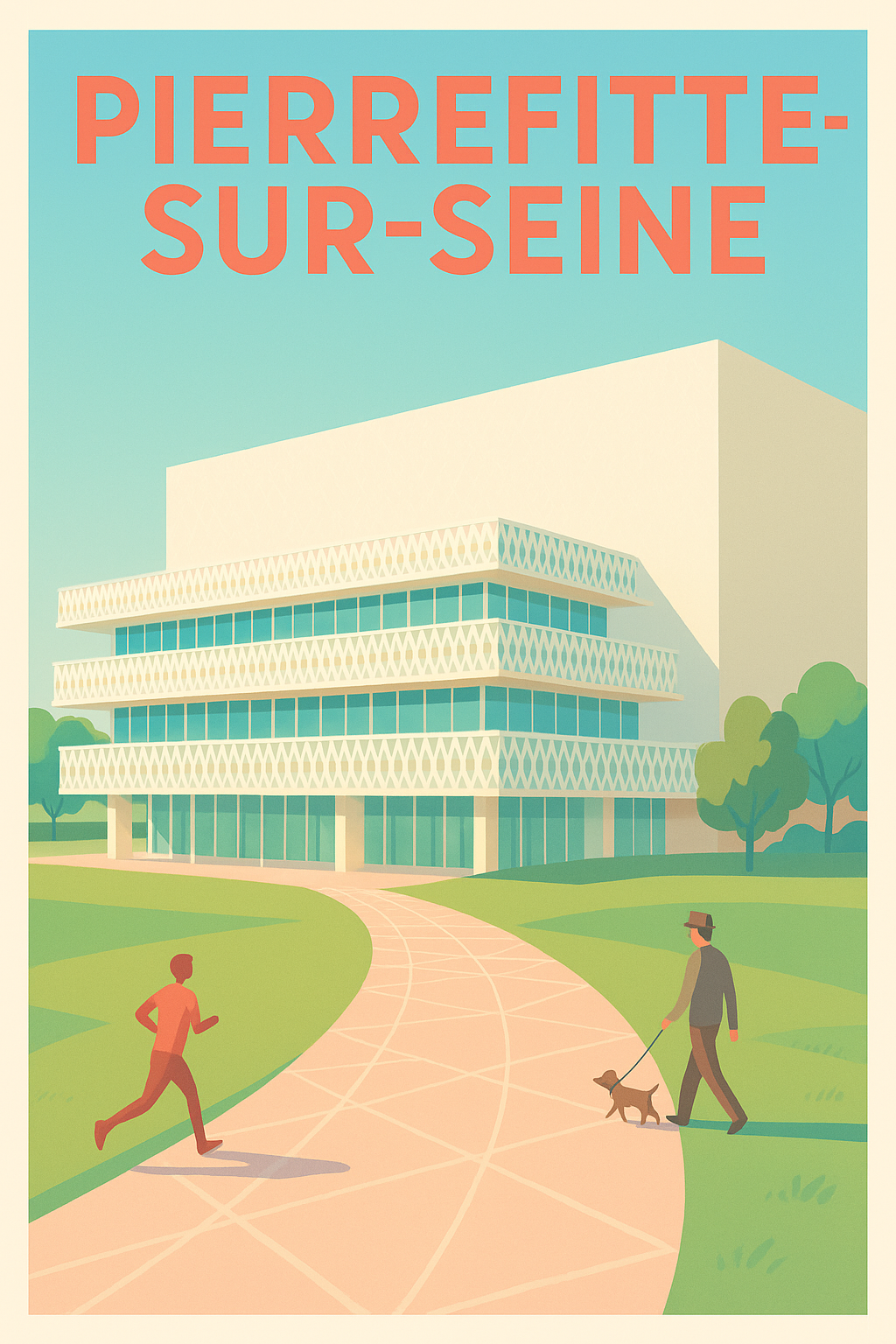 Affiche de Pierrefitte-sur-Seine - Un havre de modernité et de sérénité