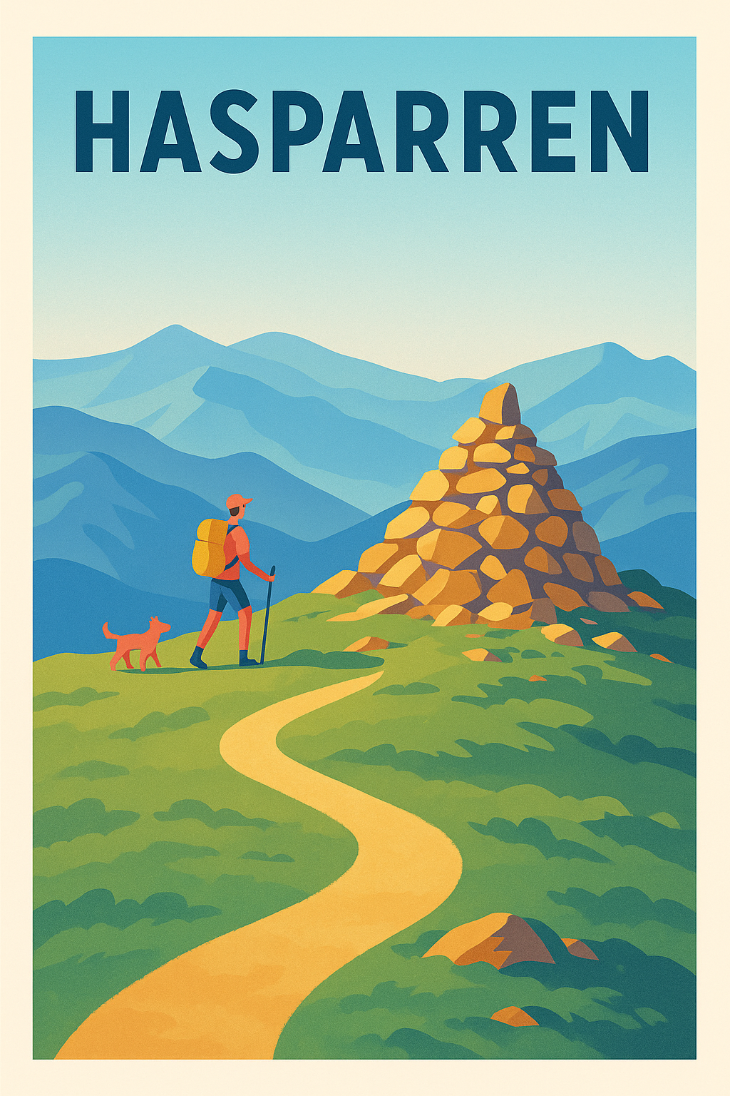 Affiche de Hasparren - Randonnée et nature en harmonie