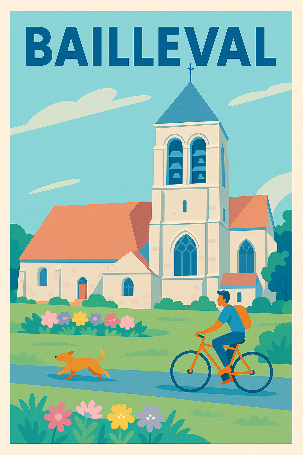 Affiche de Bailleval - Charme bucolique et douceur de vivre