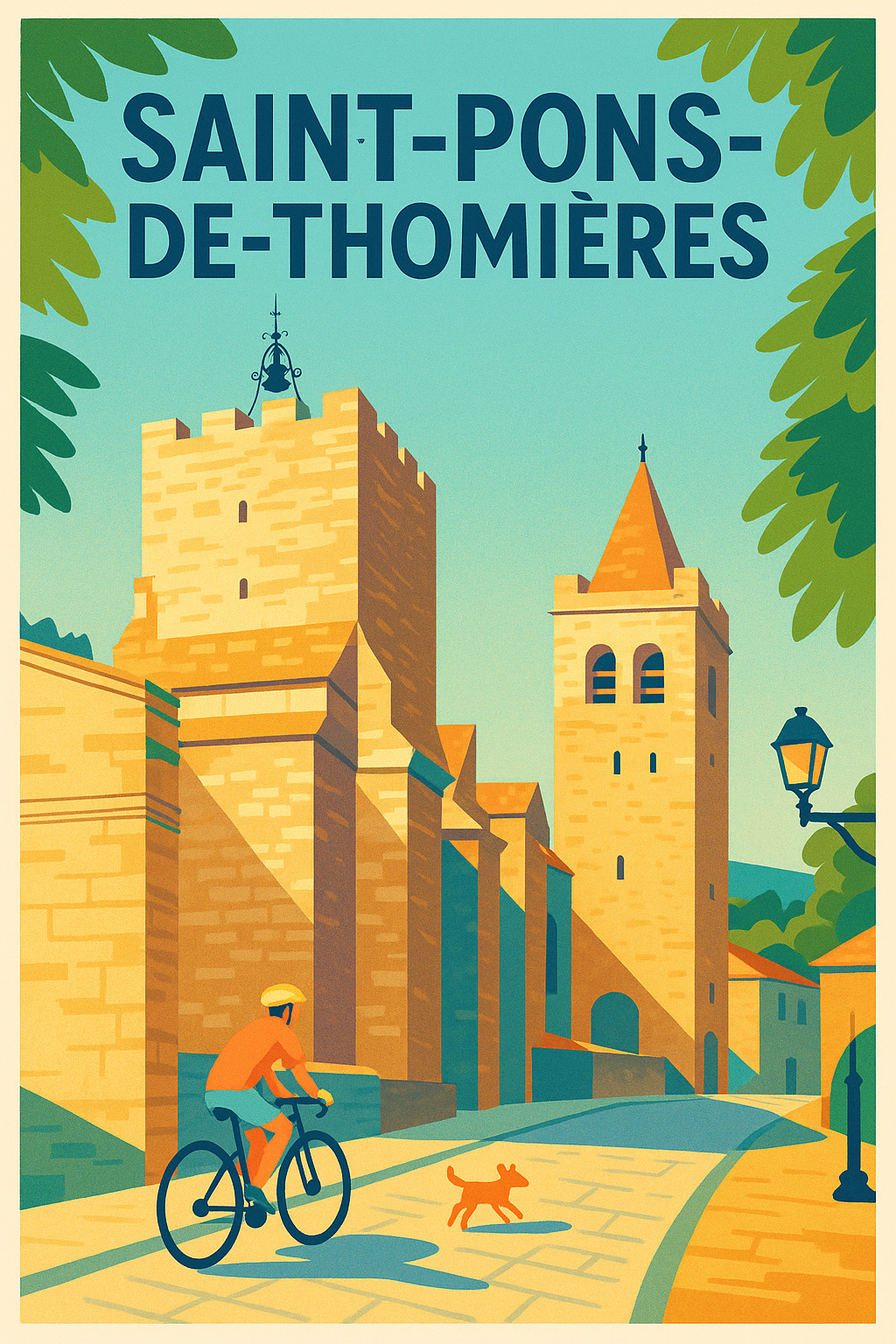 Affiche de Saint-Pons-de-Thomières - Charme historique et douceur de vivre