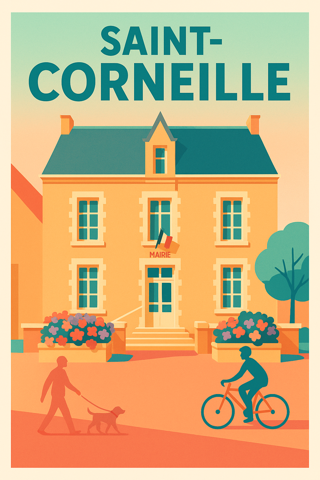 Affiche de Saint-Corneille - Charme et sérénité au cœur du village