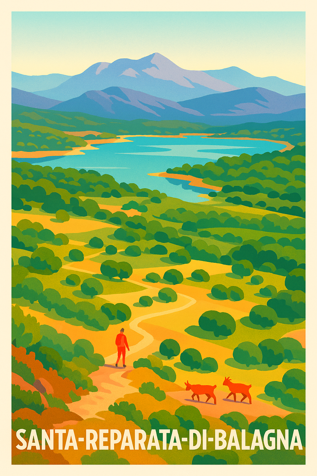 Affiche de Santa-Reparata-di-Balagna - Évasion nature en Balagne