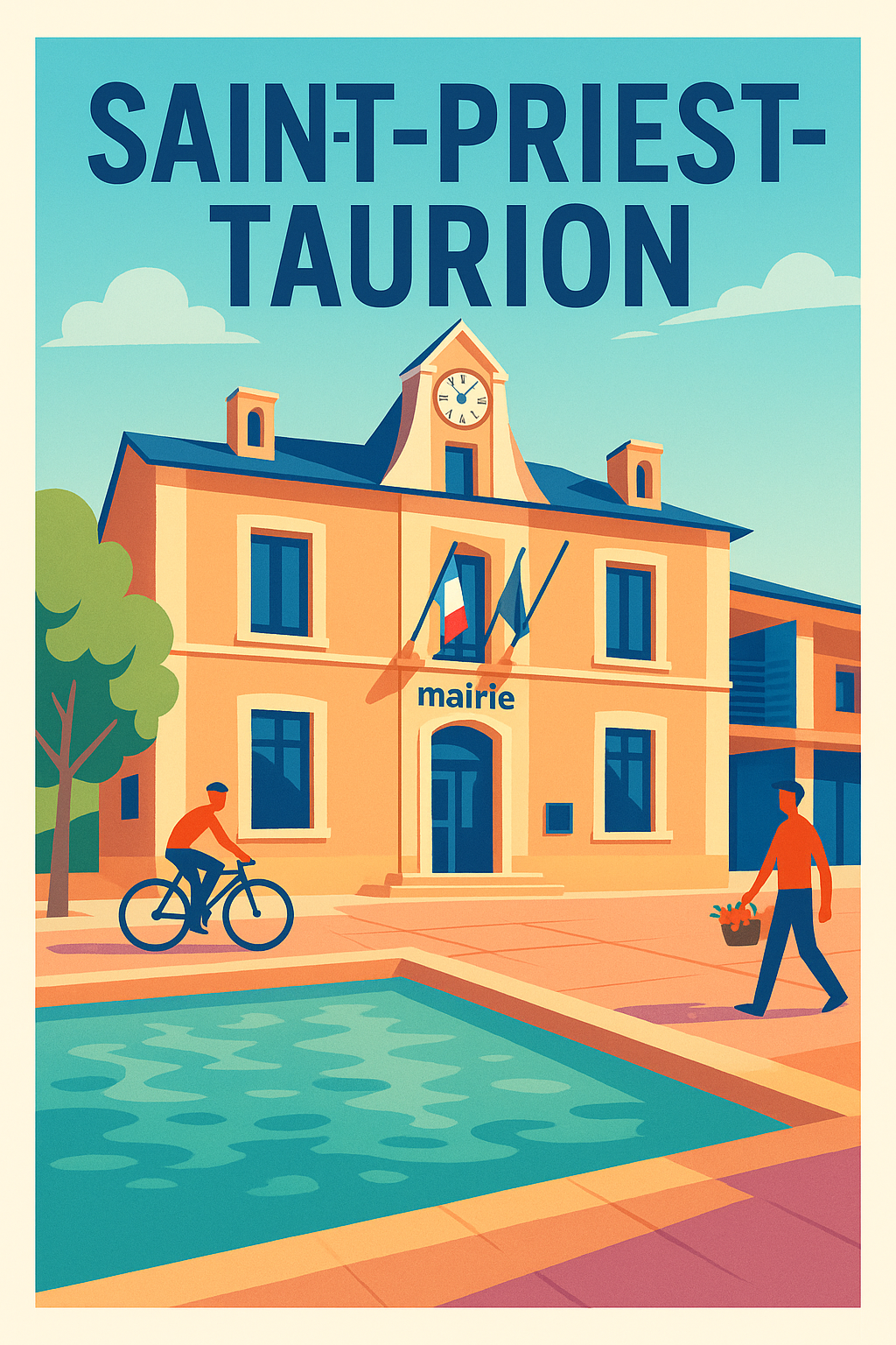Affiche de Saint-Priest-Taurion - Charme et sérénité au cœur de la mairie