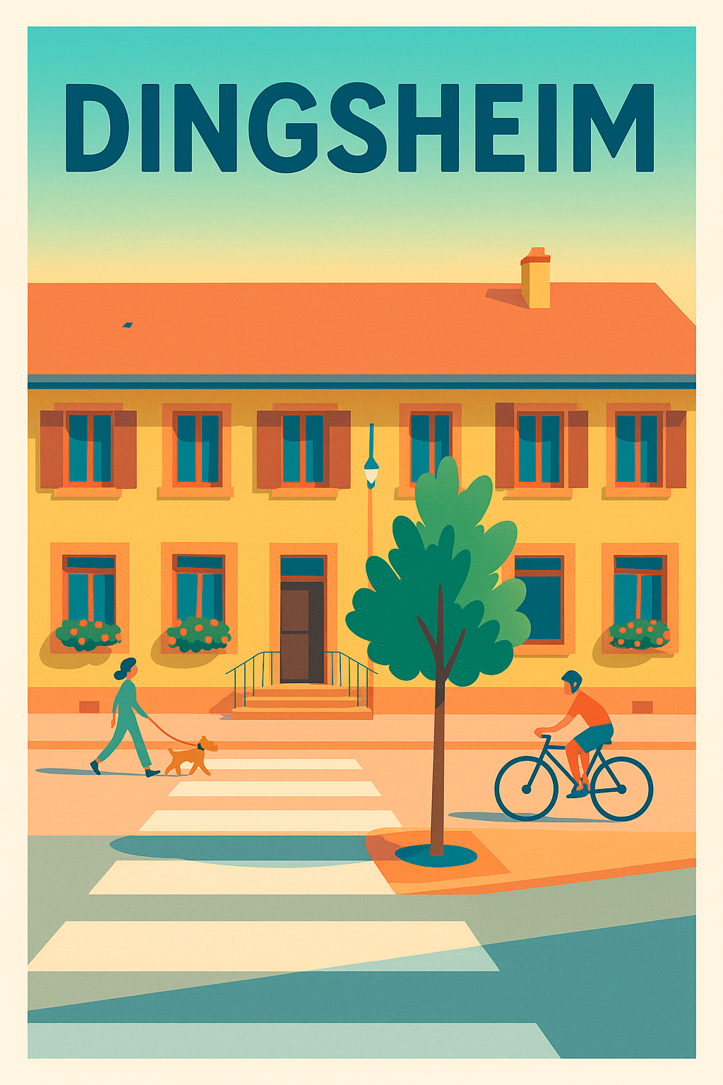 Affiche de Dingsheim - Charme paisible et vie de village